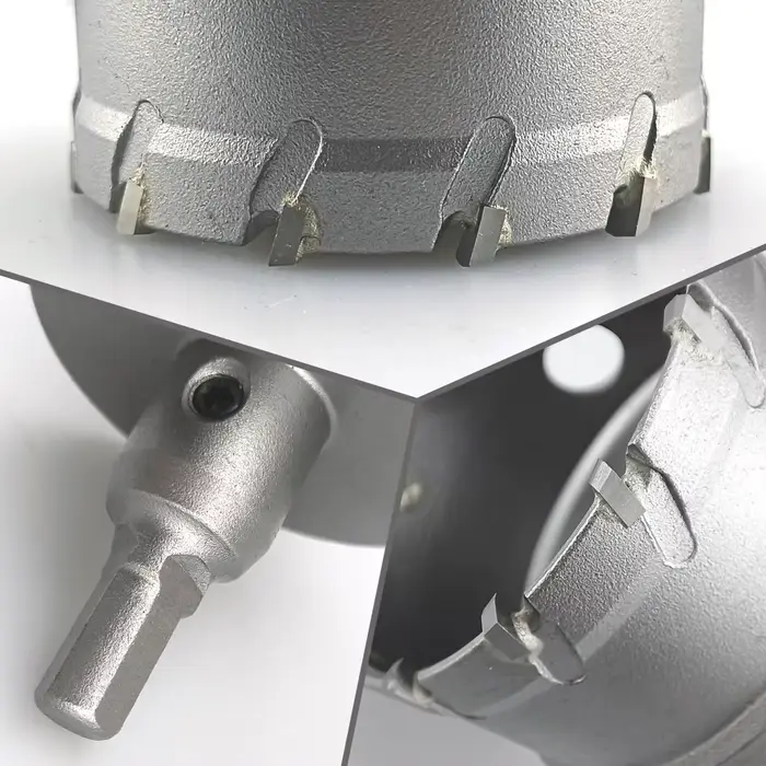 Scie cloche TCT 12-100mm, pointe en carbure de tungstène, outils de coupe, couronne de perçage pour