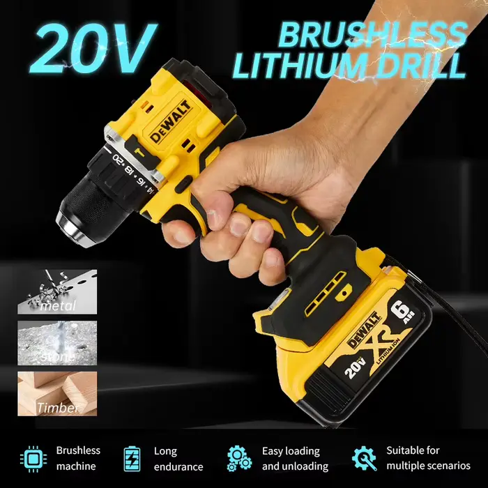 Perceuse à percussion sans fil Dewalt DCD805