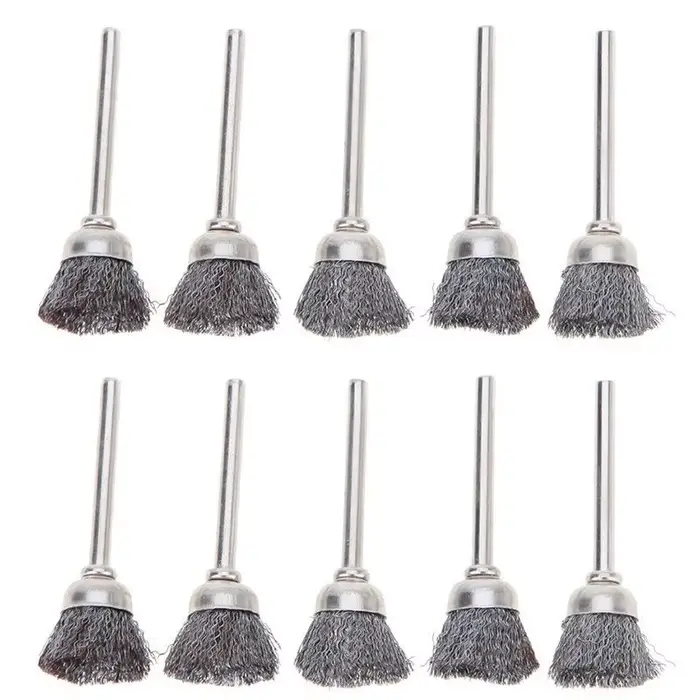 Brosses métalliques pour fonderie, automobile, aérospatiale, usine, entretien, ensemble de brosses e