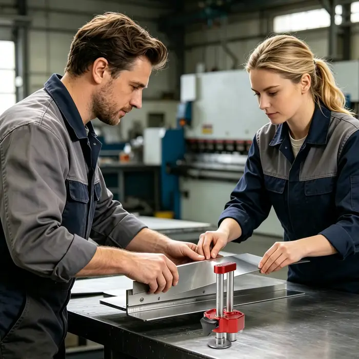 Rouleau de pliage de tôle manuel pour la fabrication de tôles