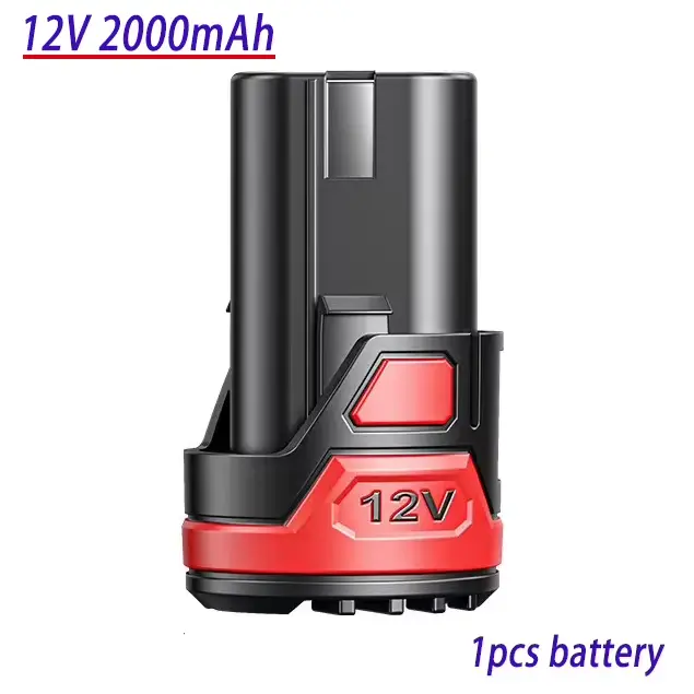 100% neuf, perceuse électrique 12V 2000mAh, tournevis électrique, batterie au lithium authentique