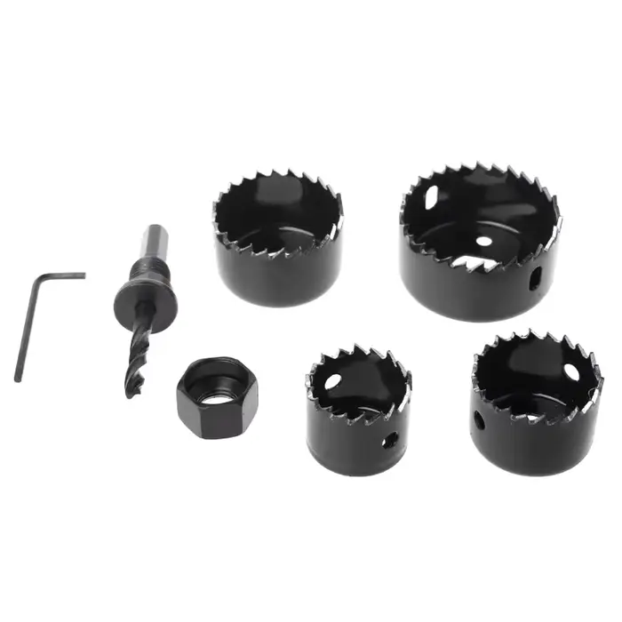 Jeu de scies circulaires pour trous, 6 pièces, mèche de coupe ronde 32mm 38mm 45mm 54mm