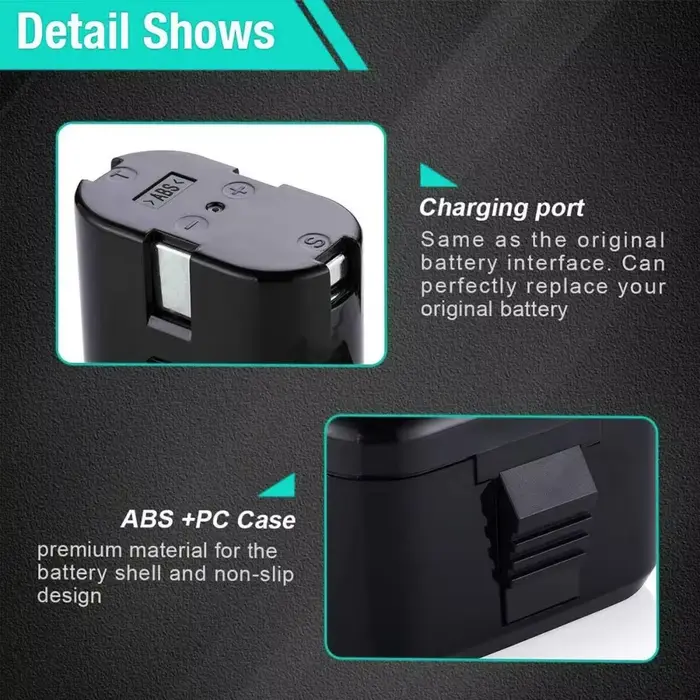 Batterie rechargeable 12V 3500mAh pour Hitachi EB1212S