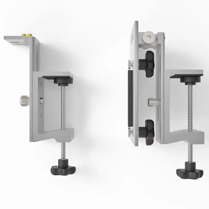 Banc de travail réglable, support rapide relevable pour rail de guidage de scie circulaire