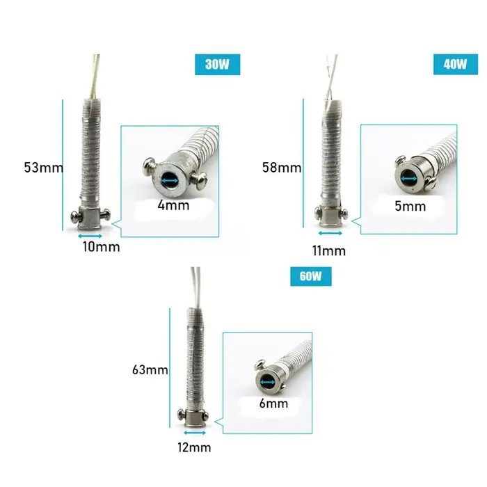 Noyau de fer à souder durable, chauffage 152, remplacement, outil de soudage, chaleur externe, outil