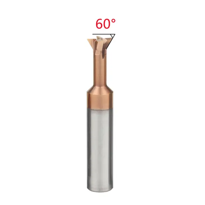 30 45 60 75 degrés fraise à queue d'aronde 1mm/1.5mm-20mm CNC t-slot outil de fraisage précision T type
