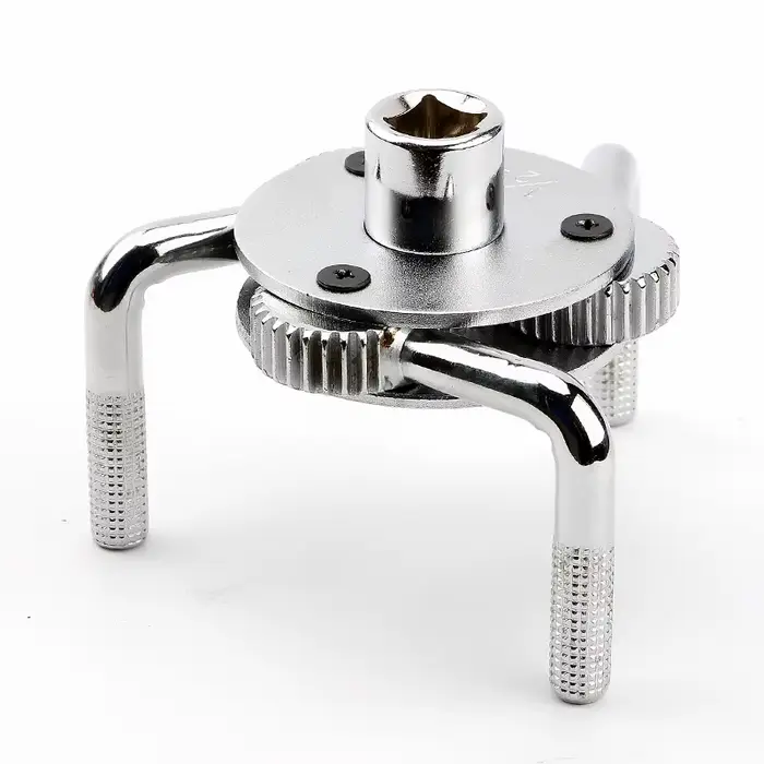 Machine ronde à trois griffes en acier au Chrome Vanadium, clé de filtre à huile, outils de réparati