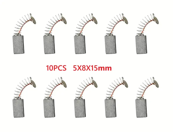 Brosses en carbone, brosses métalliques 5x8x15mm pour moteur électrique Bosch, perceuse, meuleuse, a