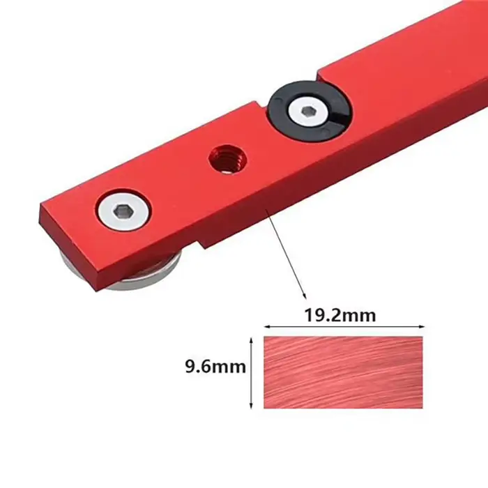 Scie de Table barre d'onglet curseur jauge tige T fente onglet piste M6/M8T vis fixation