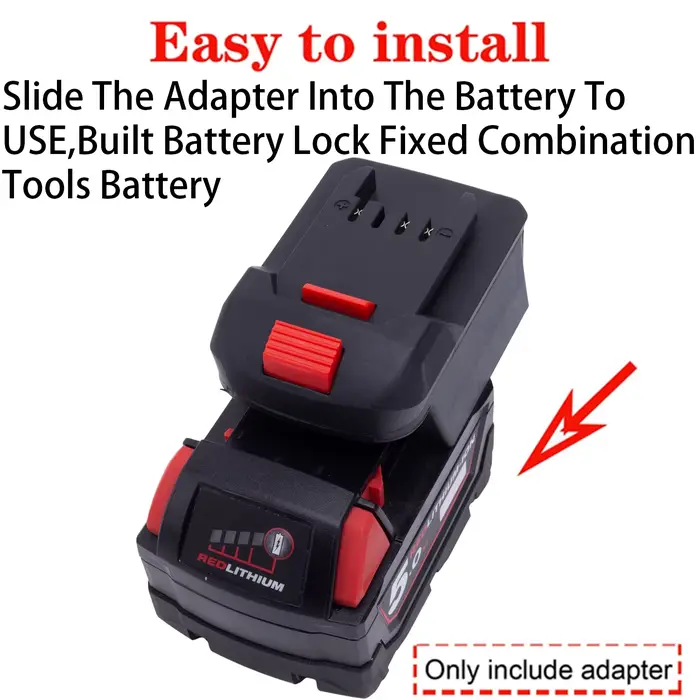 Adaptateur/convertisseur de batterie pour outils Lidl Parkside X20V Li-ion vers