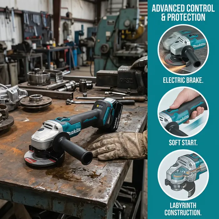 Makita DGA404 18V 125mm Outil de ponçage sans fil