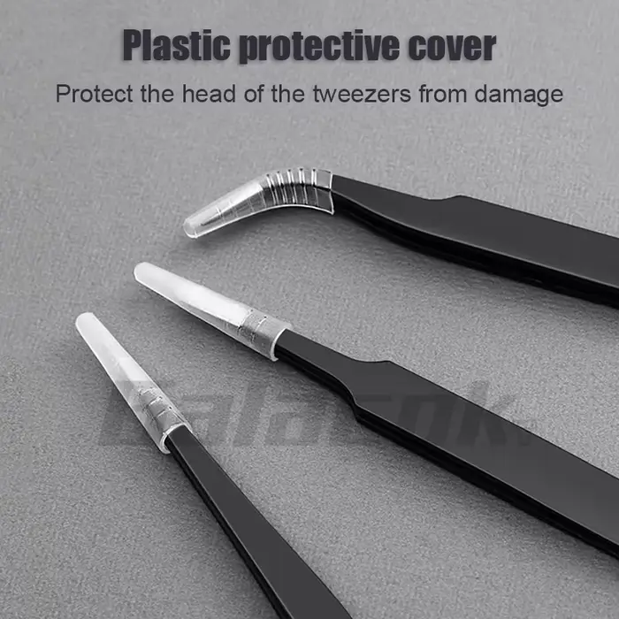 Pincettes antistatiques en acier inoxydable