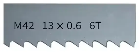 Lame de scie à ruban 2240 1425 1140 1435 mm de longueur 13x0,65 mm avec 6 10 14 TPI M42 Bi Métal pou