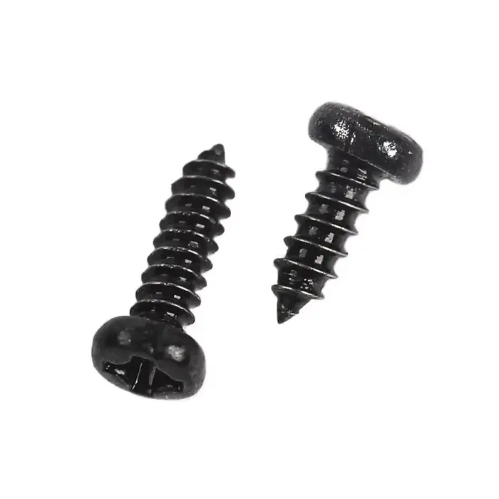 1000 pièces vis autotaraudeuses PA M1 M2 M1.4 M1.7 petite tête cylindrique Phillips vis pour ordinateur portable vis d'ordinateur noir