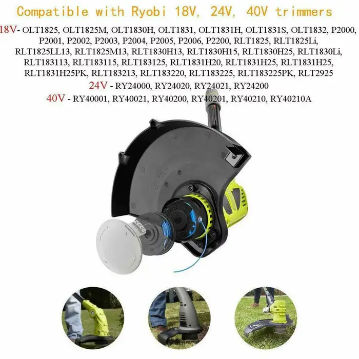 Cache-bobine de coupe-herbe d'extérieur