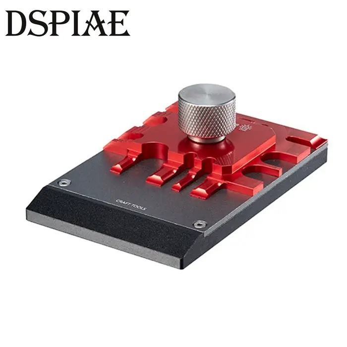 DSPIAE AT-MPB Mini Photo Gravé Pièces PE Pliage Étau Artisanat Outils pour Modèle Militaire Passe-Temps Accessoires DIY Outil Rouge