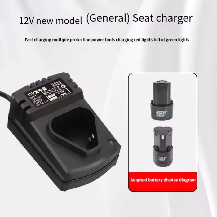 Chargeur de perceuse électrique 12V