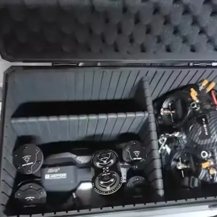 Mallette à outils multifonctionnelle en aluminium
