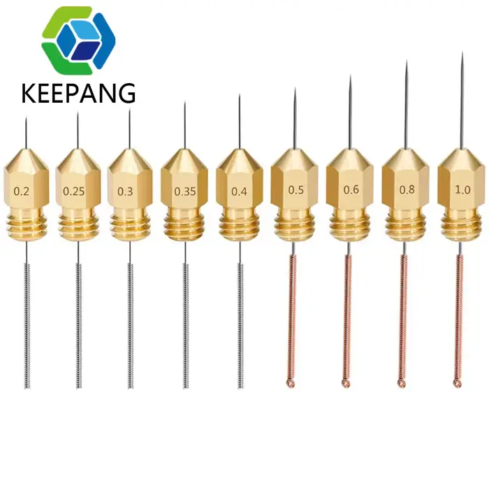 10ps buse d'aiguille de nettoyage en acier inoxydable pour forets 0.2/0.3/0.4/0.5/0.6-1.2mm PCB foret