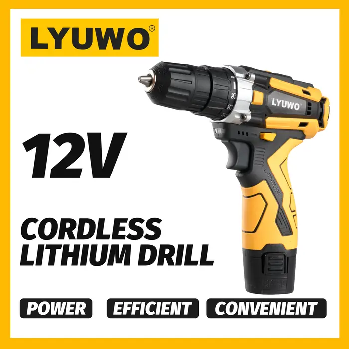 CircuWO-Perceuse électrique sans fil 12V
