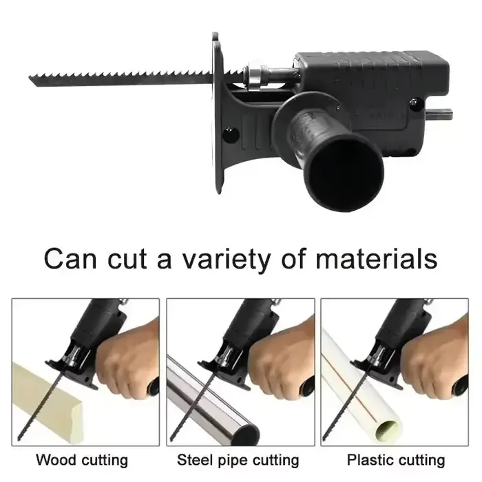 Adaptateur de scie alternative portable pour perceuse électrique