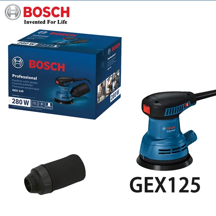 Ponceuse orbitale multifonctionnelle Bosch GEX125 280W / Meuleuse