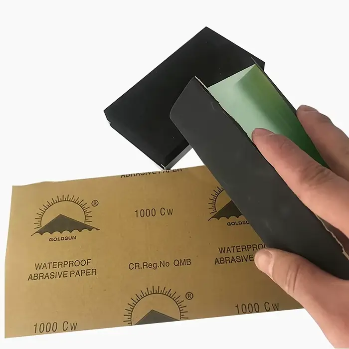 Support de ponçage manuel pour papier de verre