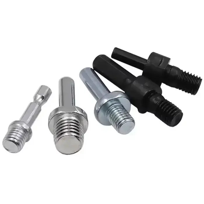 Adaptateur de perceuse mandrin Triangle rond hexagone Conversion bielle M10 M14 pour meuleuse disques de polissage