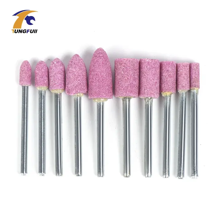 100 pièces/ensemble perceuse tête de meulage outil assortiment de pointe montée en céramique pour Dr