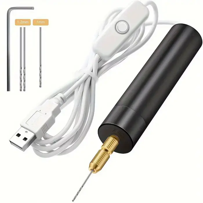 Mini perceuse électrique Portable, ensemble rotatif manuel, stylo graveur, outils de bijouterie pour