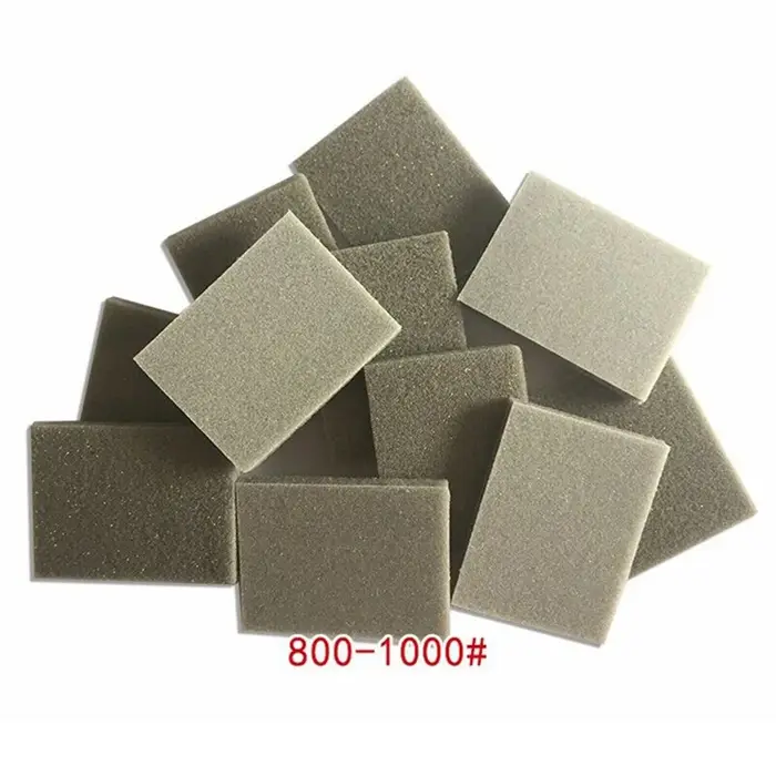 20 pièces éponge bloc de ponçage humide sec meulage papier de verre 300-400 500-600 800-1000 1200-15