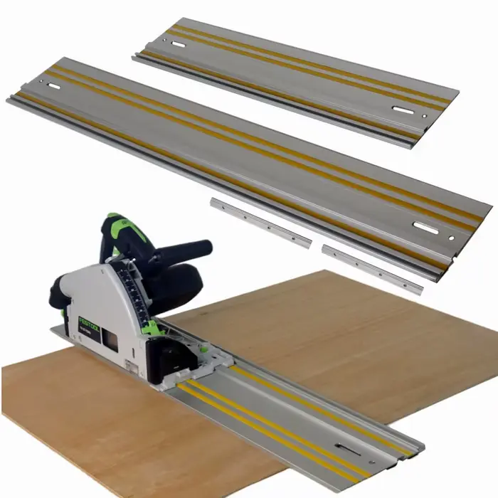 Rail de guidage de scie sur chenilles de 55 pouces pour scies