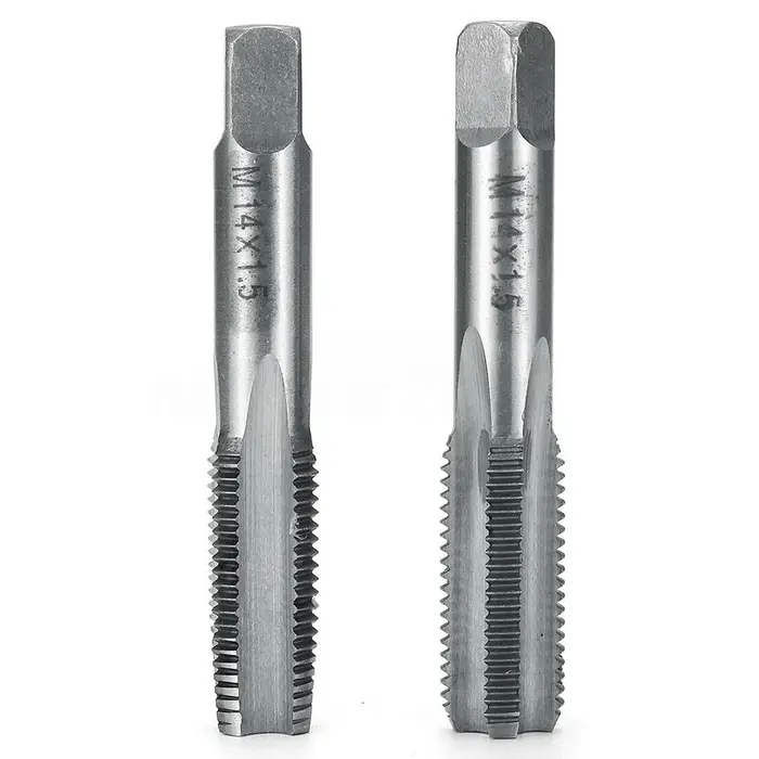 1 paire M12/M14/M16 18MM M20 filetage métrique taraud 1.5mm pas HSS outils manuels droitier pour accessoires de travail