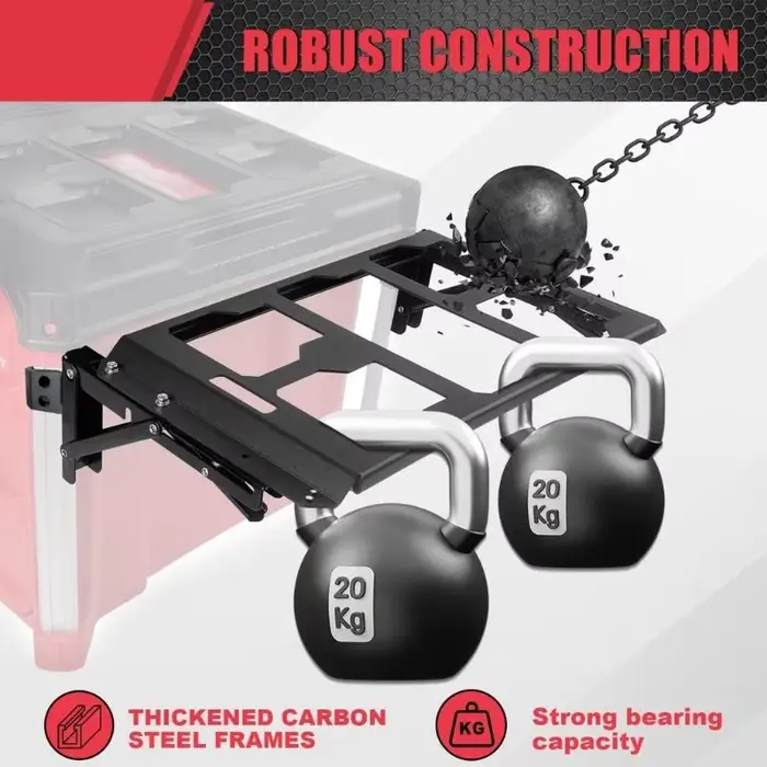 Zone travail pliable en métal 652F pour équipement professionnel
