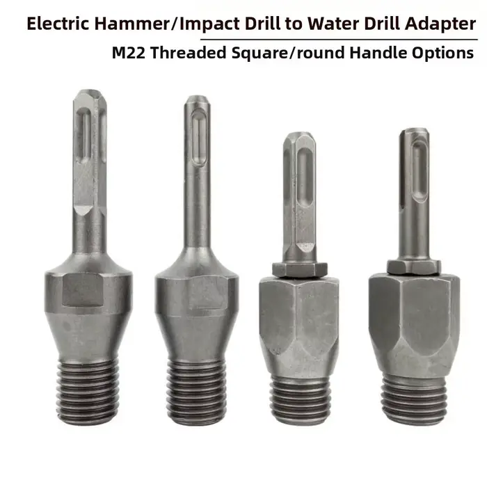 Adaptateur de foret diamant M22, connecteurs, filetage de vis, adaptateur de perceuse Durable, adaptateur de forets à noyau sec et humide, pièce d'outil électrique