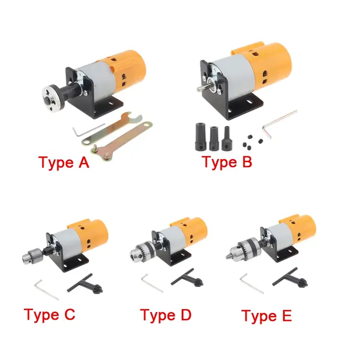 Accessoire de perceuse de table bricolage à micro moteur
