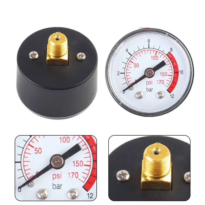 1 manomètre pneumatique hydraulique pour compresseur d'air