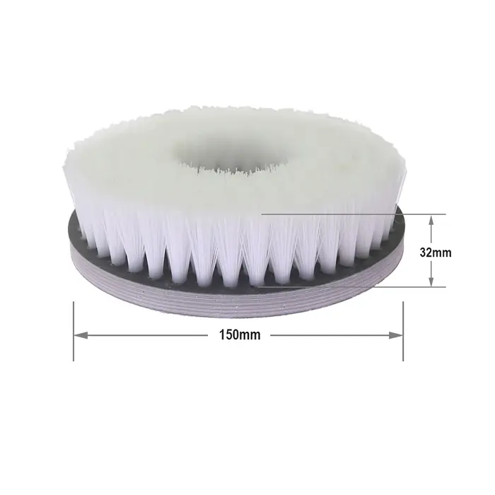 Brosse de perceuse à récurer électrique