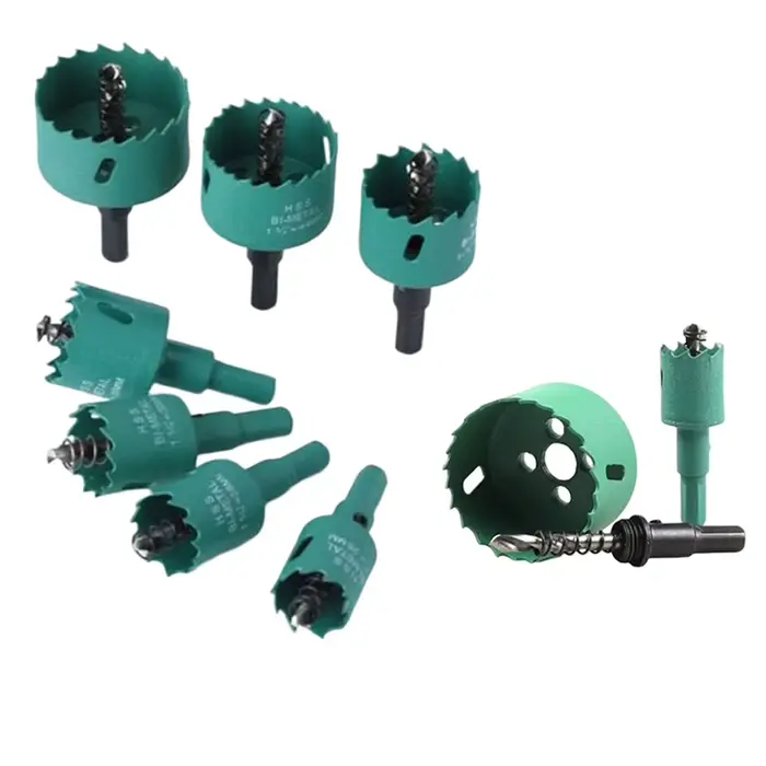 1pc 16-50mm bimétallique bois trou scie foret HSS 2 outils de travail