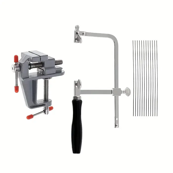 Kit d'outils professionnels pour scie à bijoux avec cadre