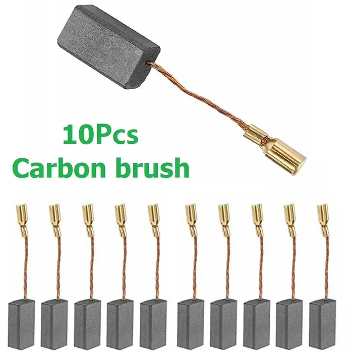 Brosses en carbone pour Bosch GWS20-230 H moteur meuleuse d'angle 6.3 × 16 × 22mm