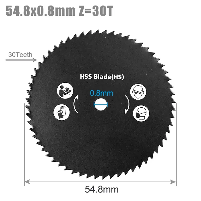 Lame de scie circulaire CMCP HSS 54.8mm 30T 60T