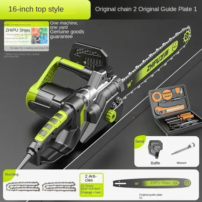 Tronçonneuse électrique de qualité professionnelle 220 V pour couper le bois de chauffage et plus encore