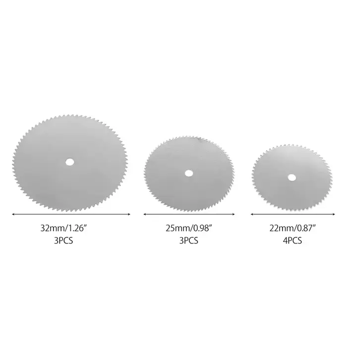 Roue de coupe de lame de scie circulaire avec 1 mandrins