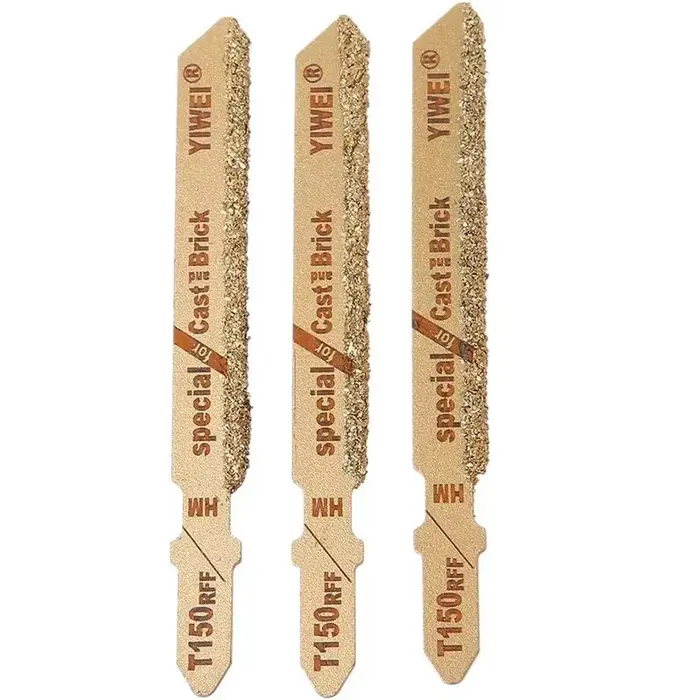 Lame de scie sauteuse diamant 3 "T150, Grain de carbure 50 grains, tige en T, outil de coupe de carr