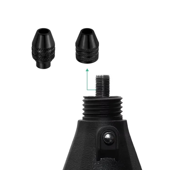 Mandrin JIGONG pour outils M7x0.75 M8x0.75, mini-mandrin universel de meulage, pince de serrage réglable 0.3 x 3.2 mm pour meuleuse électrique