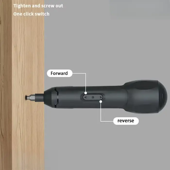 Kit de tournevis électrique sans fil Xiaomi – Rechargeable 3.6V Auto/Manuel double Mode avec 12 embouts pour l'électronique de précision/Auto R
