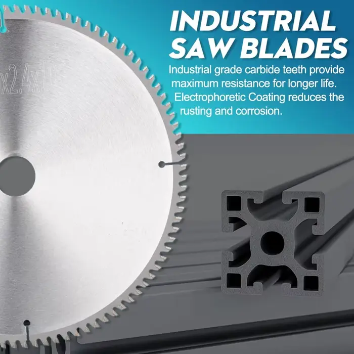 Lame de scie circulaire spécifique pour l'aluminium 115/190/235/250/260/305 mm pour couper