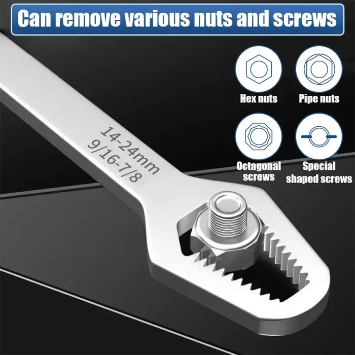 Clé Torx universelle 3-17mm 8-22mm, planche de clé multifonction réglable, clé Torx polyvalente à Do
