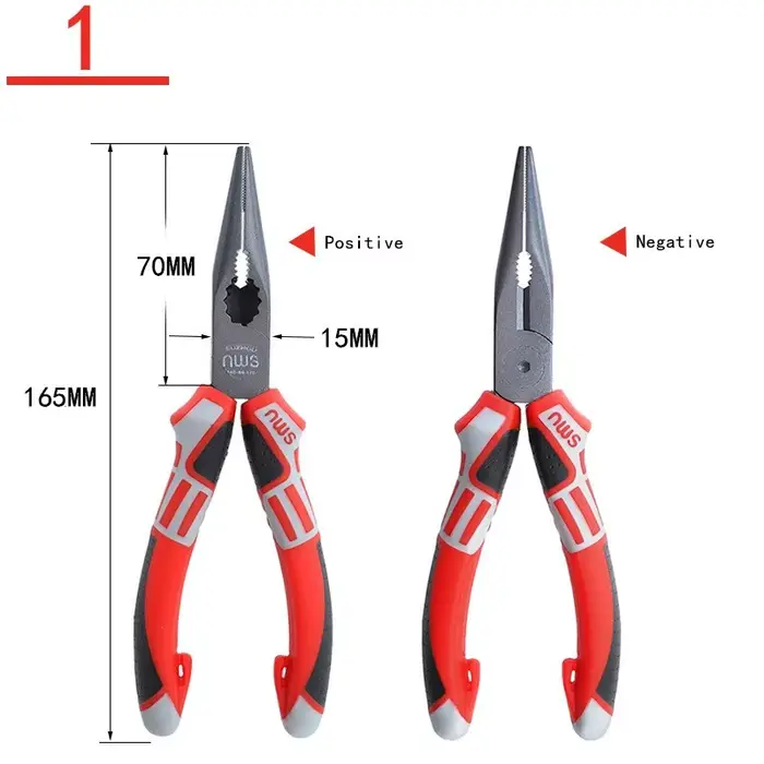 Coupe-fil multifonctionnel 6 ''/7''/8 ", pince d'électricien allemand, tête de serrage épaisse, outi